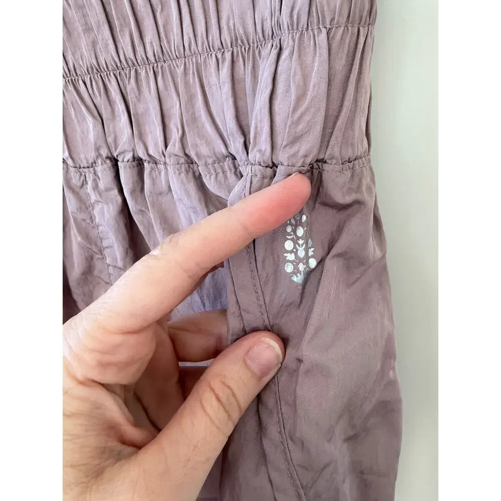 Free People FP Movement The Way Home Shorts Purple Dust Medium